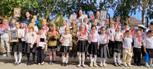 Бессмертный полк в детском саду Приволжского района Астраханской области